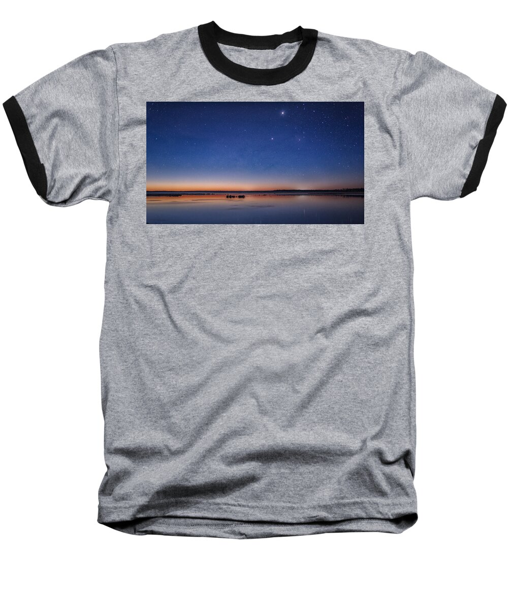 Maryland Baseball T-Shirt featuring the photograph Taylors Island Dawn by Robert Fawcett