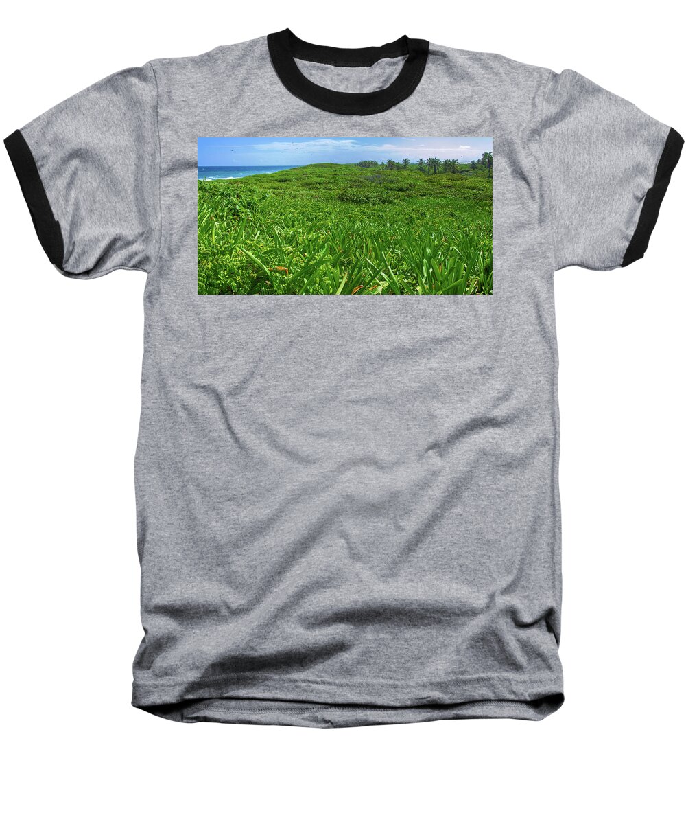 Mexico Baseball T-Shirt featuring the photograph The green island by Sun Travels