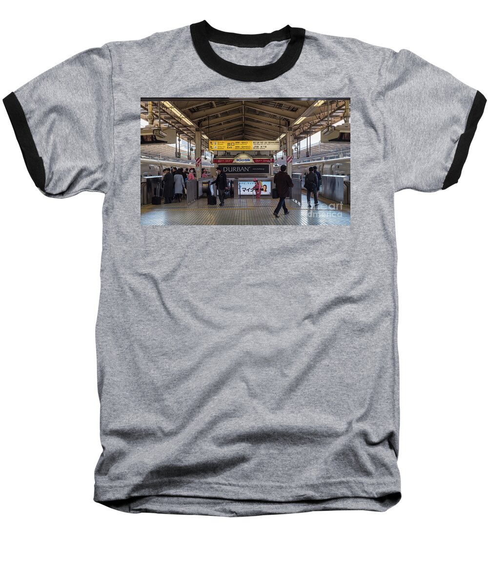 Tokyo Baseball T-Shirt featuring the photograph Tokyo to Kyoto Bullet Train, Japan 2 by Perry Rodriguez
