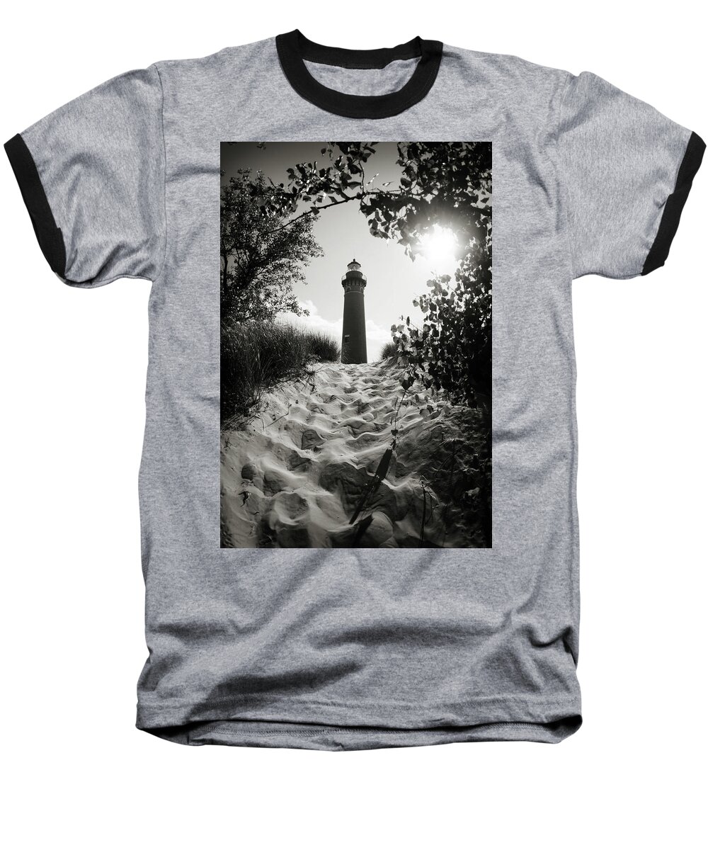 Lighthouse Baseball T-Shirt featuring the photograph Tower by Michelle Wermuth