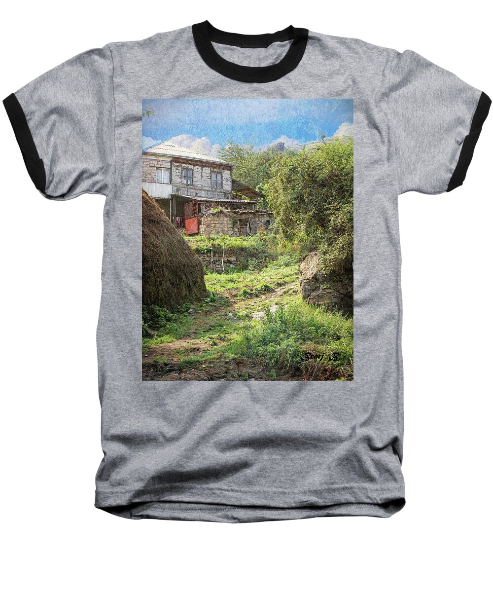 Villages Baseball T-Shirt featuring the photograph Village House by Bearj B Photo Art