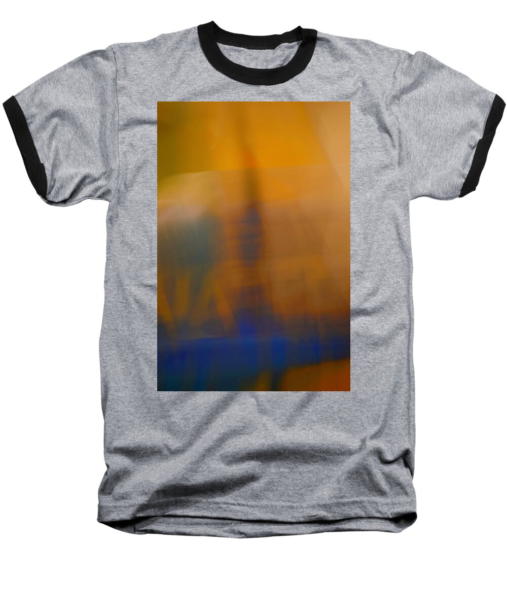 Photo Illustration Baseball T-Shirt featuring the photograph Water Bottle Abstract by Debra Grace Addison
