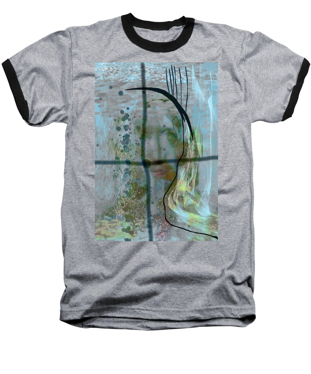 People Baseball T-Shirt featuring the digital art Window by Alexandra Vusir