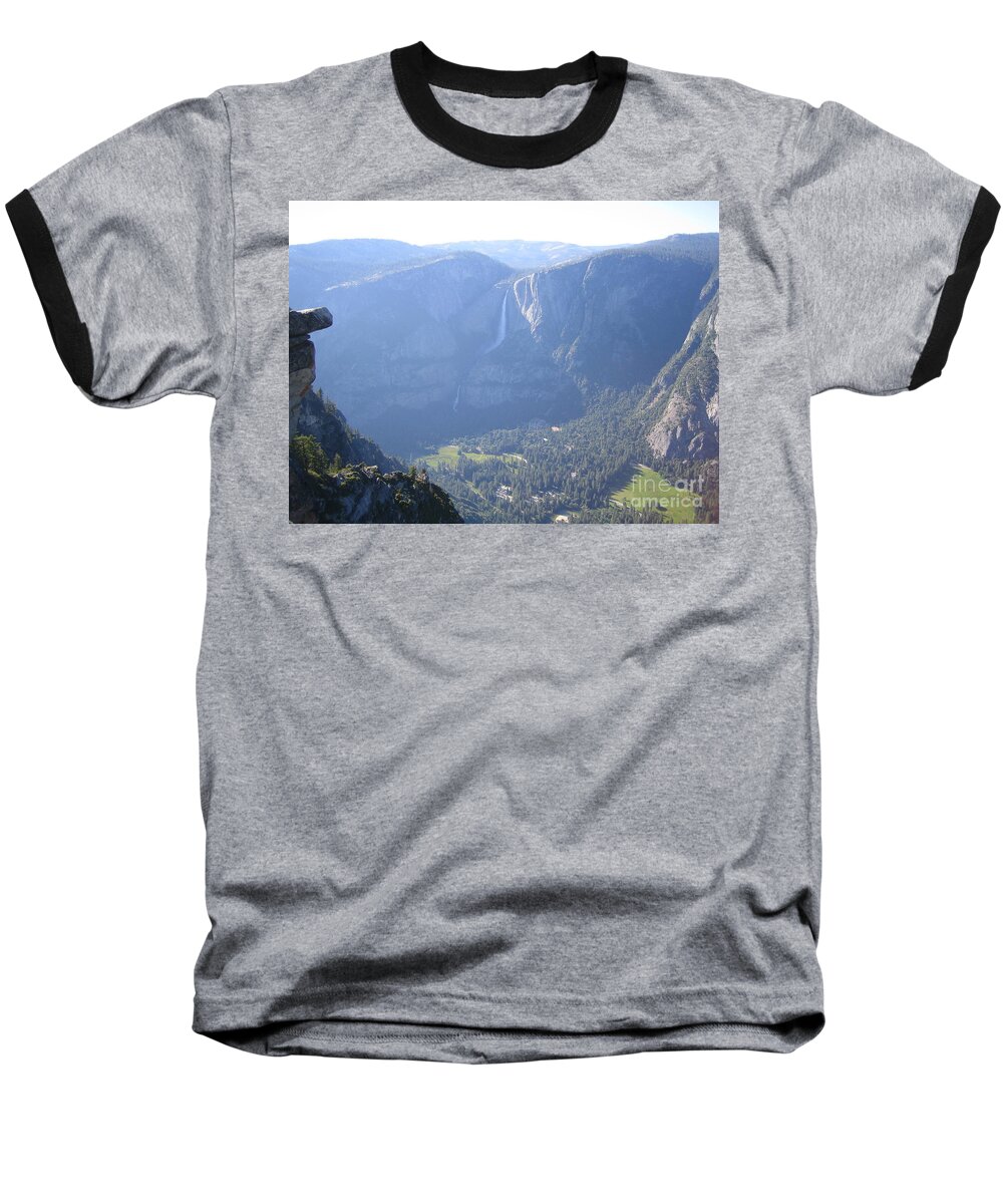 Yoemite Baseball T-Shirt featuring the photograph Yosemite National Park Panorama by John Shiron