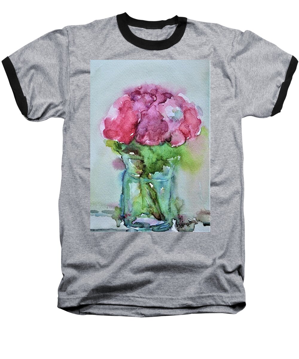  Baseball T-Shirt featuring the painting Still Life #1 by Mikyong Rodgers