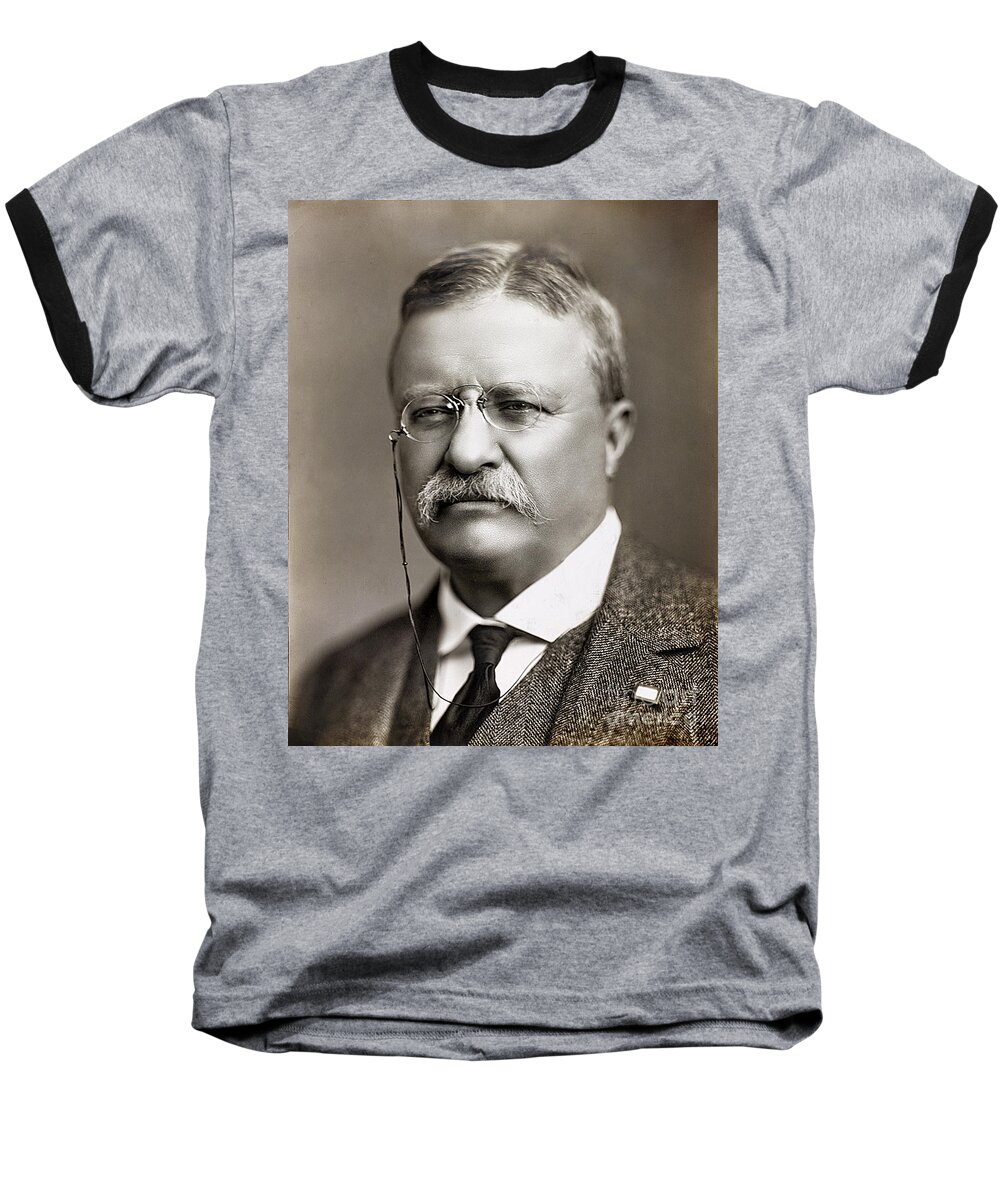 Theodore Roosevelt Baseball T-Shirt featuring the photograph Theodore Roosevelt #1 by Carlos Diaz