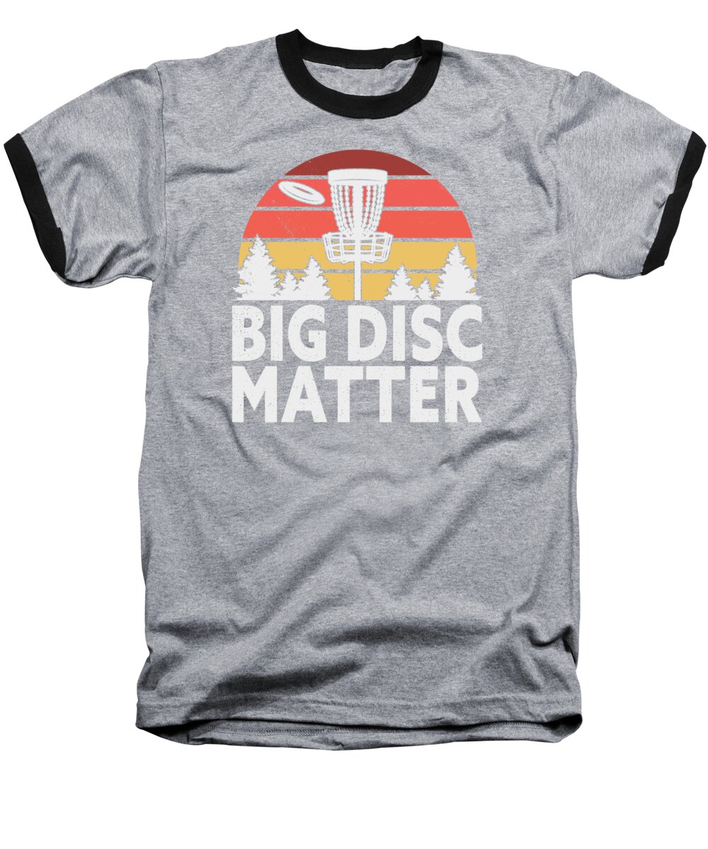Disc Golf Baseball T-Shirt featuring the digital art Disc Golf Sport Frisbee Player Flying Disc #3 by Toms Tee Store