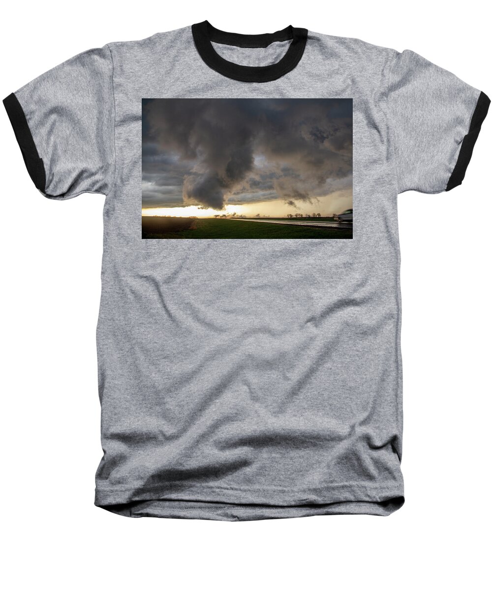 Nebraskasc Baseball T-Shirt featuring the photograph 3rd Storm Chase of 2018 051 by NebraskaSC