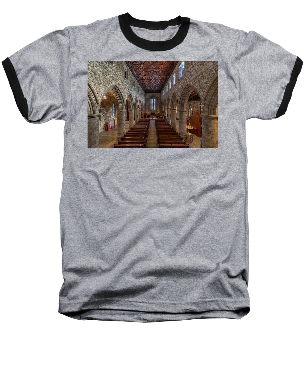 St Machar's Cathedral Baseball T-Shirt featuring the photograph St Machar's Cathedral #4 by Veli Bariskan