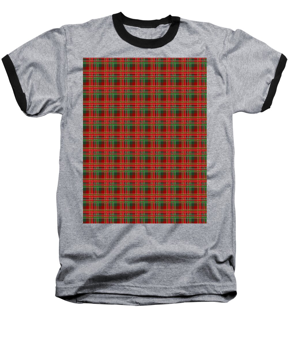 Christmas Time Baseball T-Shirt featuring the digital art Christmas Pattern Xmas Gift Idea Santa Claus #79 by Mister Tee