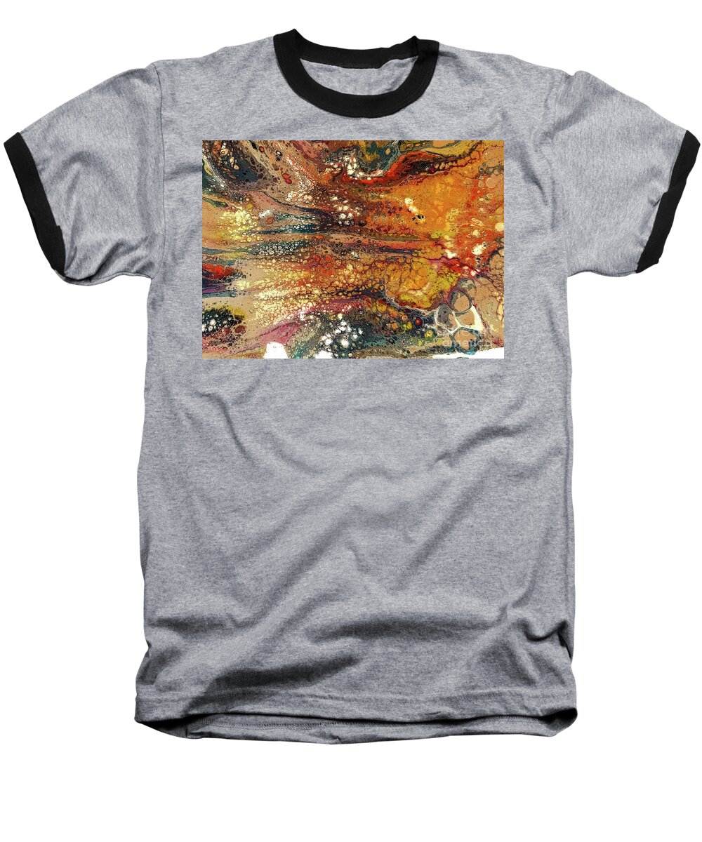 Diane Berry Baseball T-Shirt featuring the digital art Abstract 112 by Diane E Berry