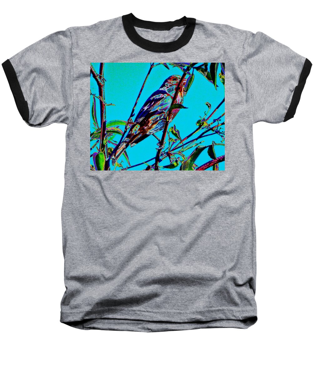 Bird Baseball T-Shirt featuring the photograph Abstract Treedom by Andrew Lawrence