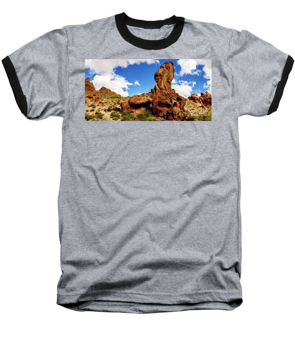  Baseball T-Shirt featuring the photograph Ape Rock Sculpture by Robert Bales