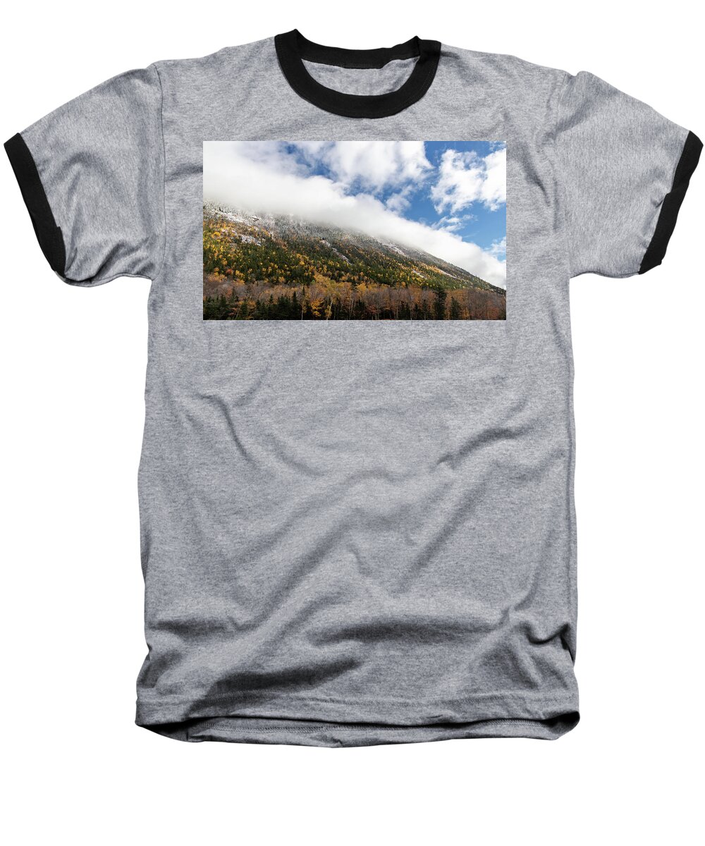 Autumn Baseball T-Shirt featuring the photograph Autumn in the White Mountains NH 7 by Michael Saunders