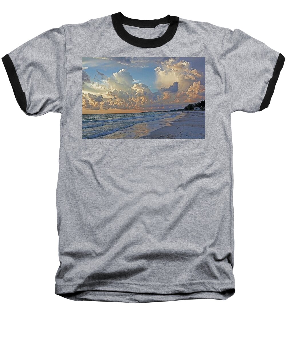 Beach Baseball T-Shirt featuring the photograph Beach Walk by HH Photography of Florida