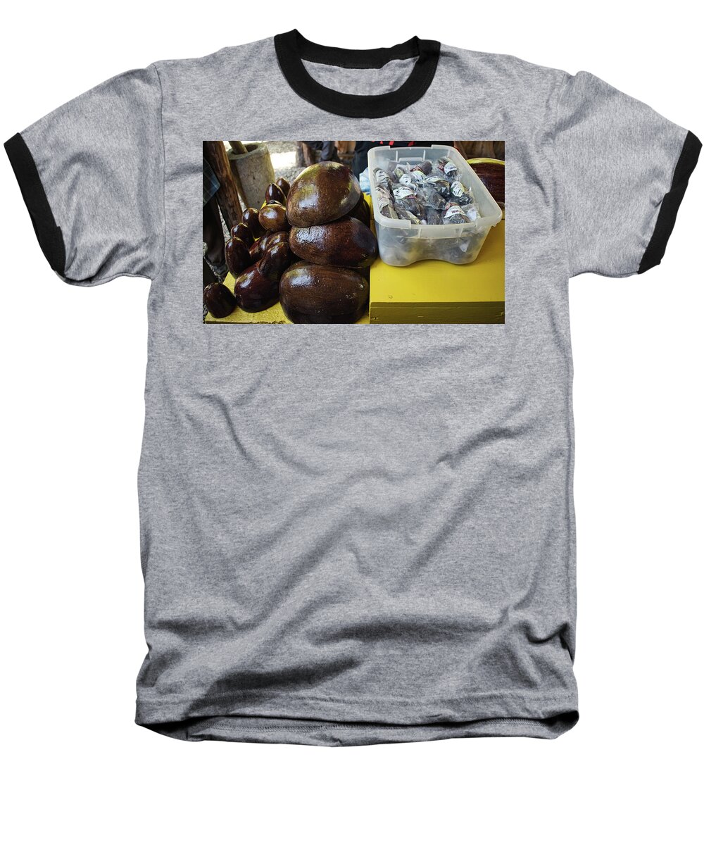 Food Baseball T-Shirt featuring the photograph Cacao Bowls by Portia Olaughlin