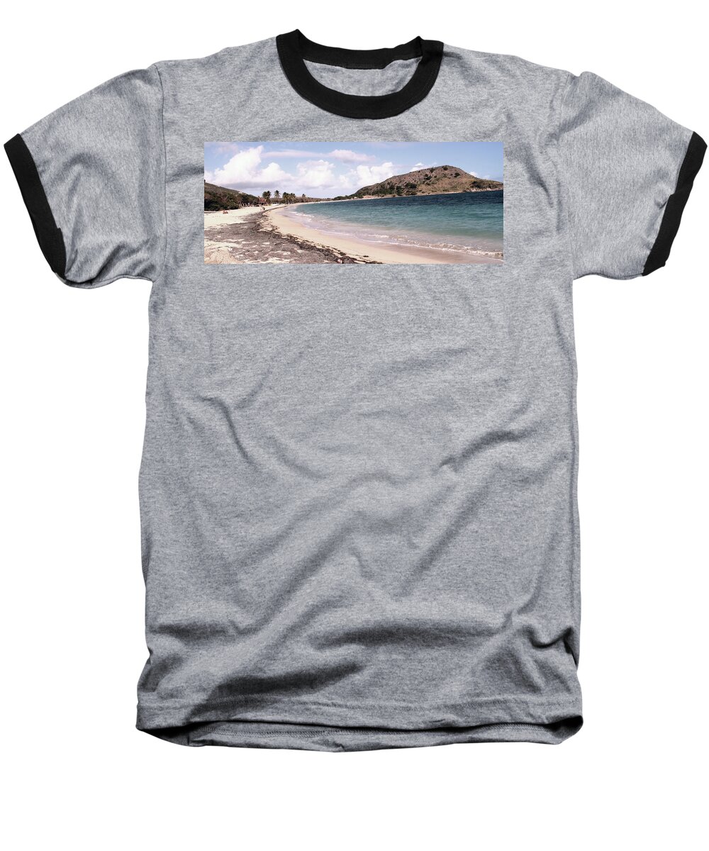 Digital Photo Baseball T-Shirt featuring the photograph CockelShell Beach in January by Ian MacDonald