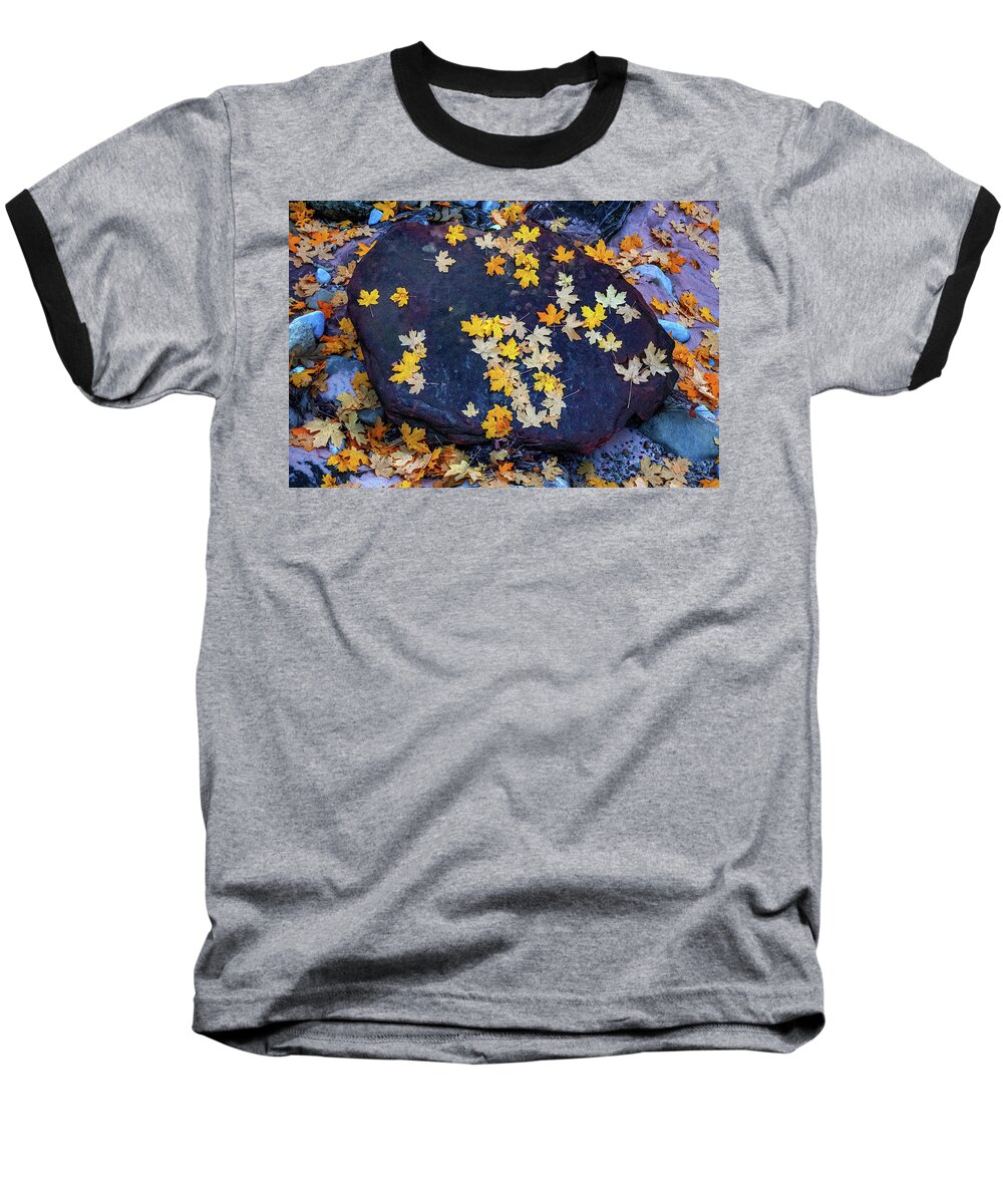 Autumn Baseball T-Shirt featuring the photograph Color Wash by Andy Crawford