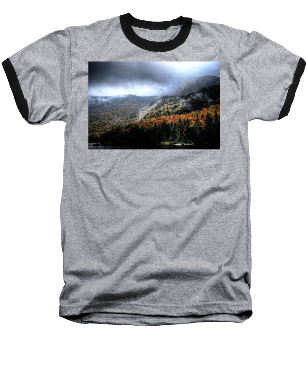 Autumn Baseball T-Shirt featuring the photograph Colors at an Autumn Beaver Pond by Wayne King