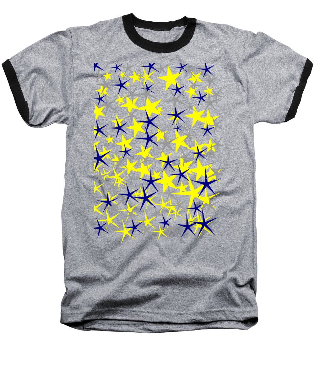 .wild Animals Baseball T-Shirt featuring the digital art Composition Of Stars by Anand Swaroop Manchiraju