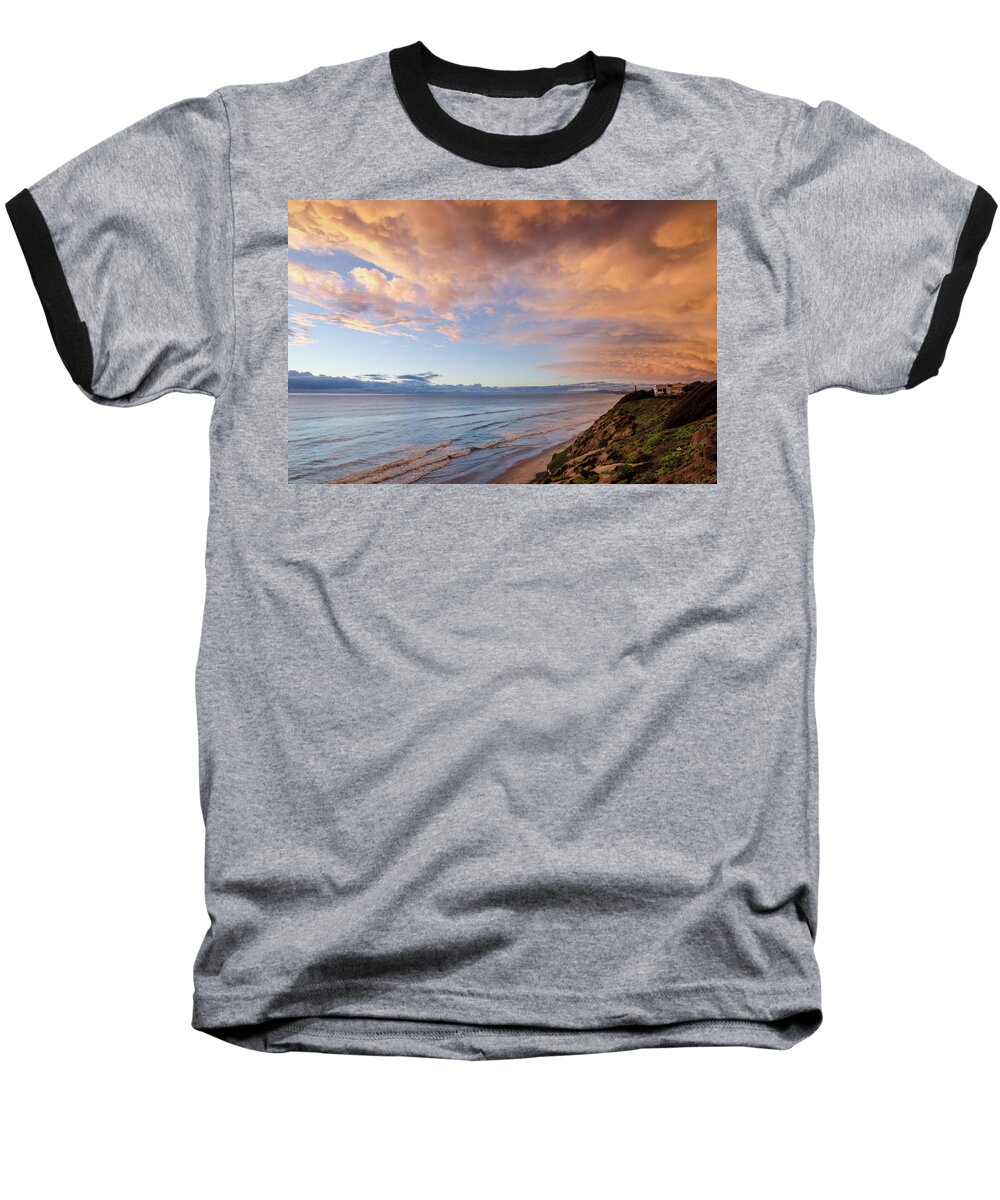 Squall Baseball T-Shirt featuring the photograph Eerie But Beautiful by Margaret Pitcher