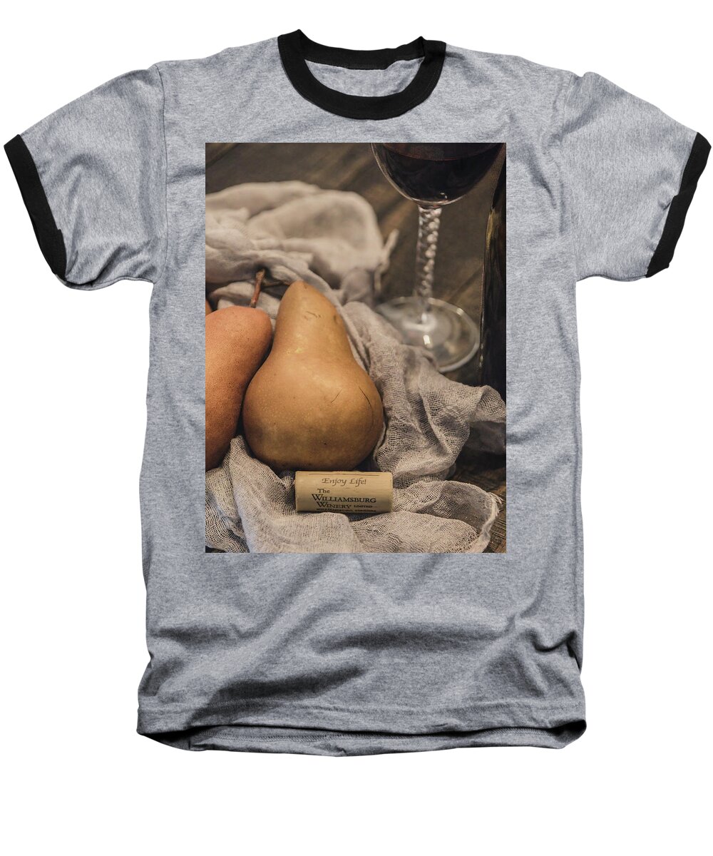 Fruit Baseball T-Shirt featuring the photograph Enjoy Life Vertical by Teresa Wilson