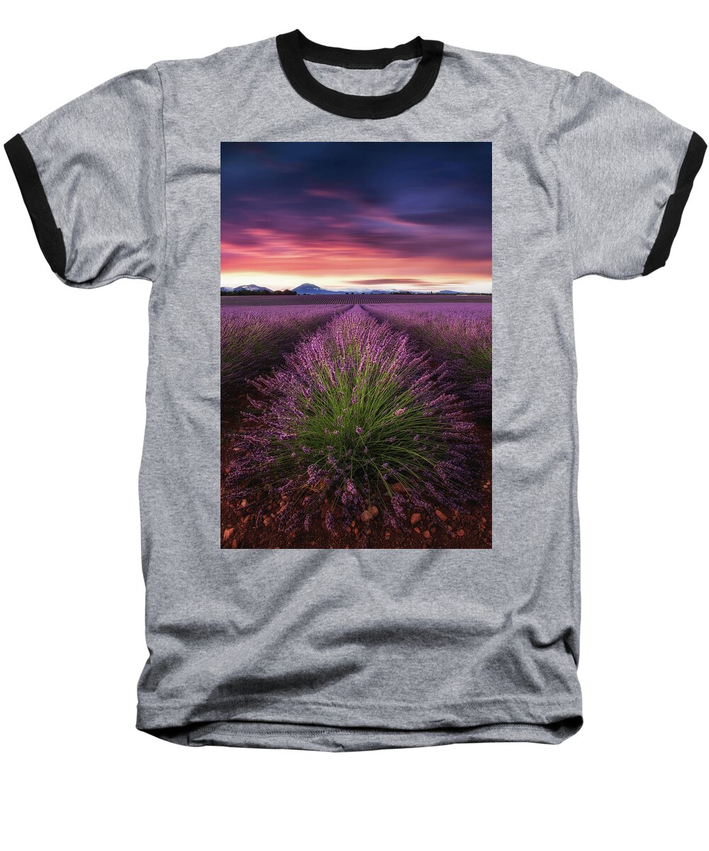 Landscape Baseball T-Shirt featuring the photograph Epic sunrise by Jorge Maia
