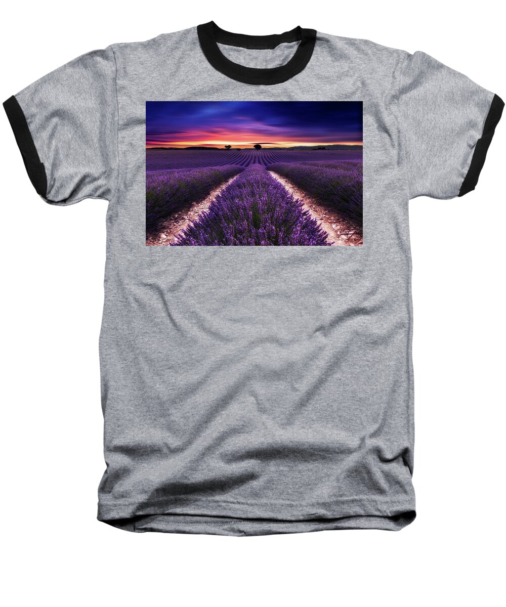 Landscape Baseball T-Shirt featuring the photograph Final glory by Jorge Maia