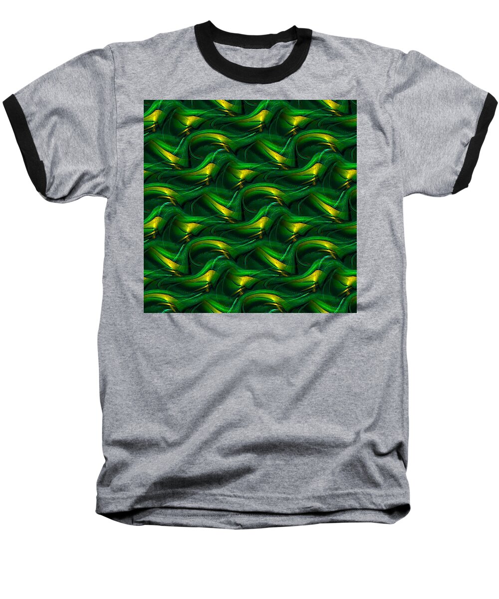 Green Baseball T-Shirt featuring the photograph Fireflies by David Manlove