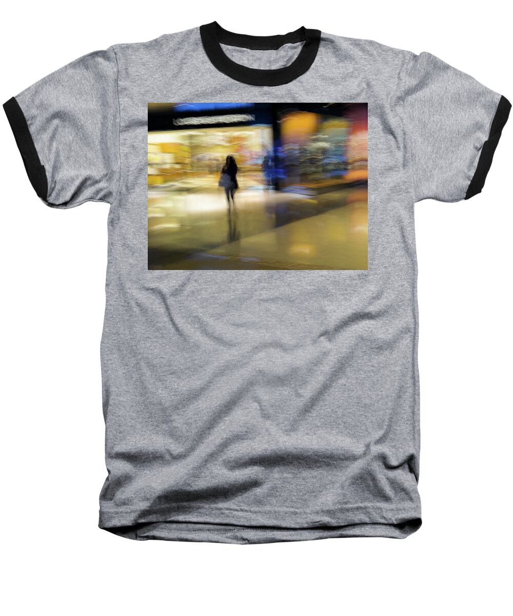 Woman Baseball T-Shirt featuring the photograph For Those About to Shop by Alex Lapidus