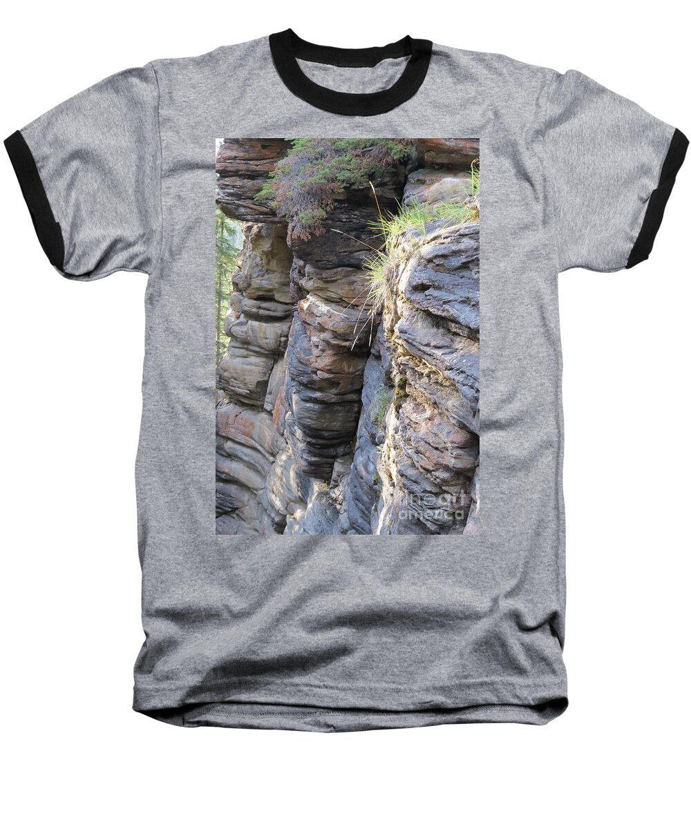 Rock Baseball T-Shirt featuring the photograph Forces of Nature by Mary Mikawoz