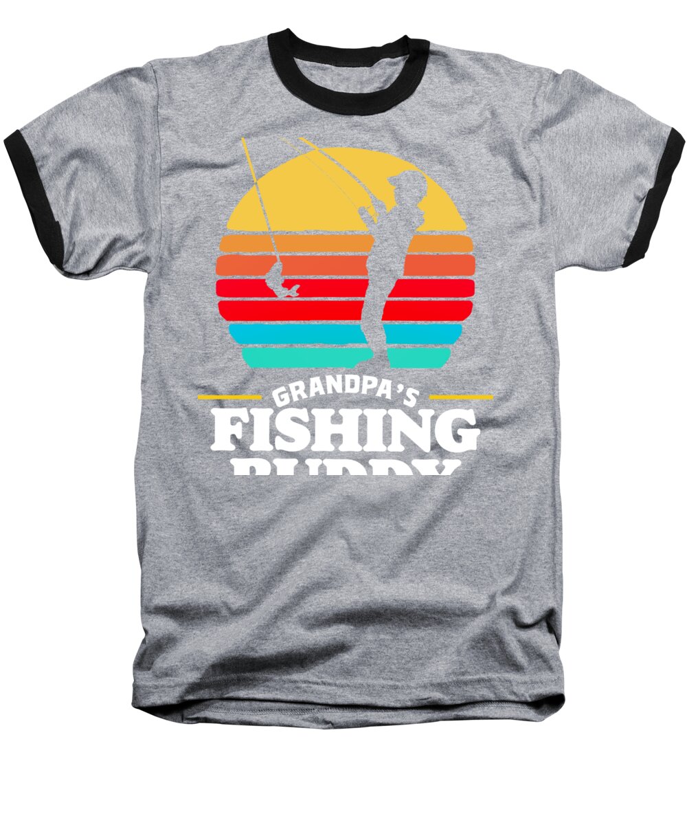 Grandpas Fishing Buddy Cute Retro Kid 80s Style Sunset Ringer T-Shirt by  Zachaf Anwen - Pixels