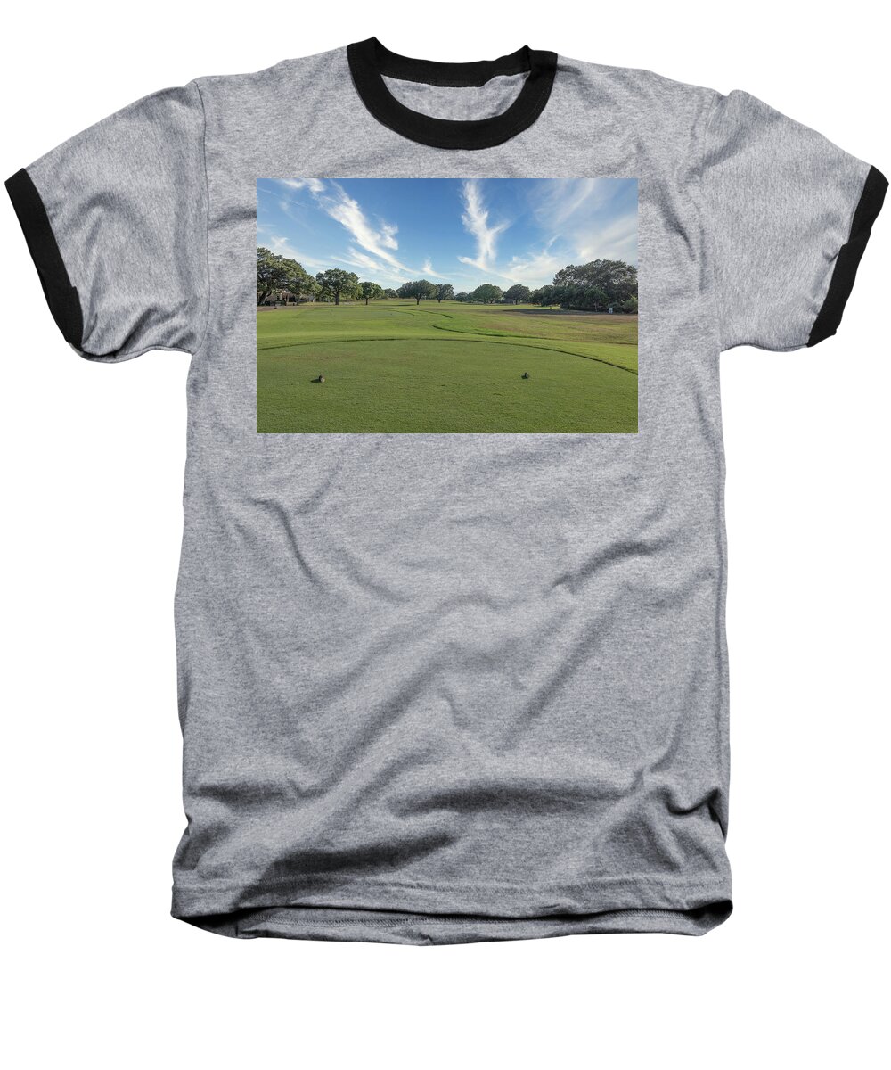 Cimarron Hills Baseball T-Shirt featuring the photograph Hole #15 by John Johnson