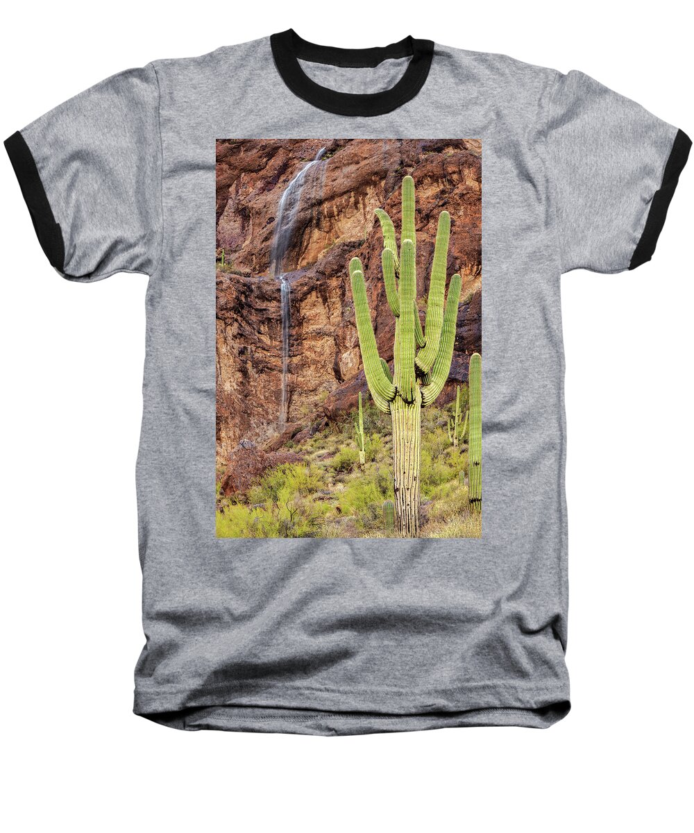 Artistic Baseball T-Shirt featuring the photograph In a Dry and Thirsty Land by Rick Furmanek