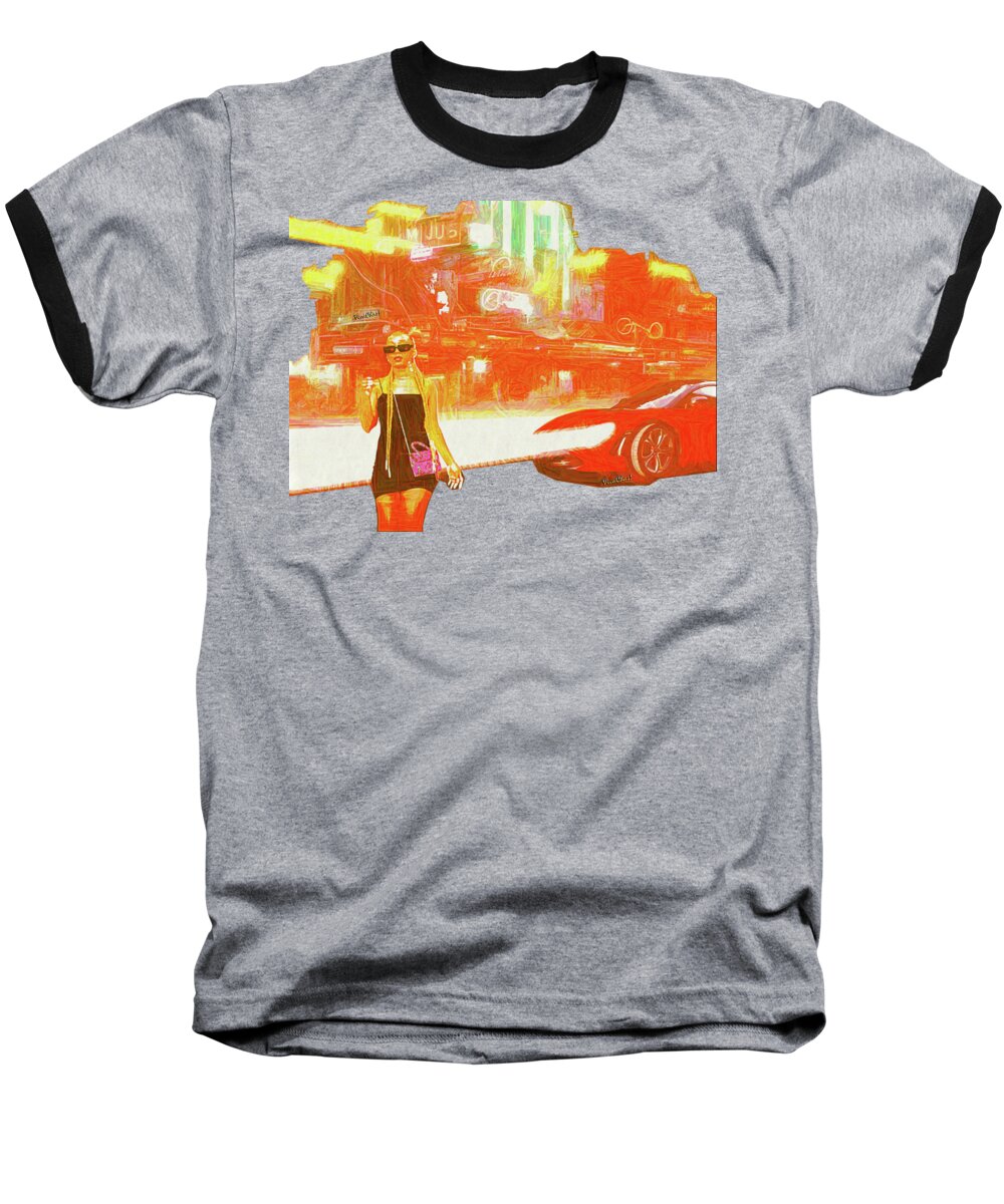 Rosemarie Baseball T-Shirt featuring the photograph Looking at the World Through Android Eyes by Chas Sinklier