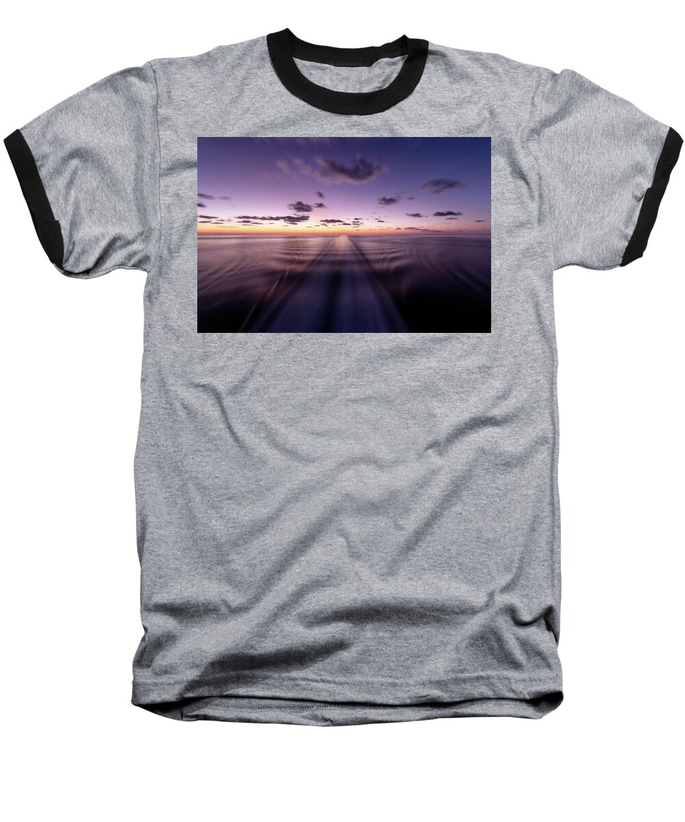 Twilight Baseball T-Shirt featuring the photograph Looking Back by William Dickman