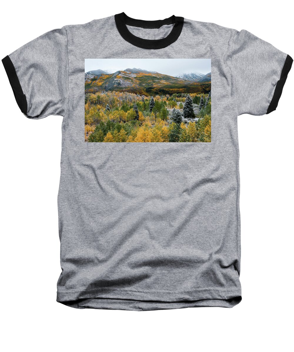 Colorado Baseball T-Shirt featuring the photograph McClure Pass - 9606 by Jerry Owens