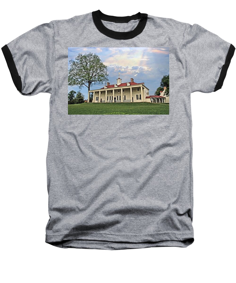 Historic Baseball T-Shirt featuring the photograph Mount Vernon by DJ Florek