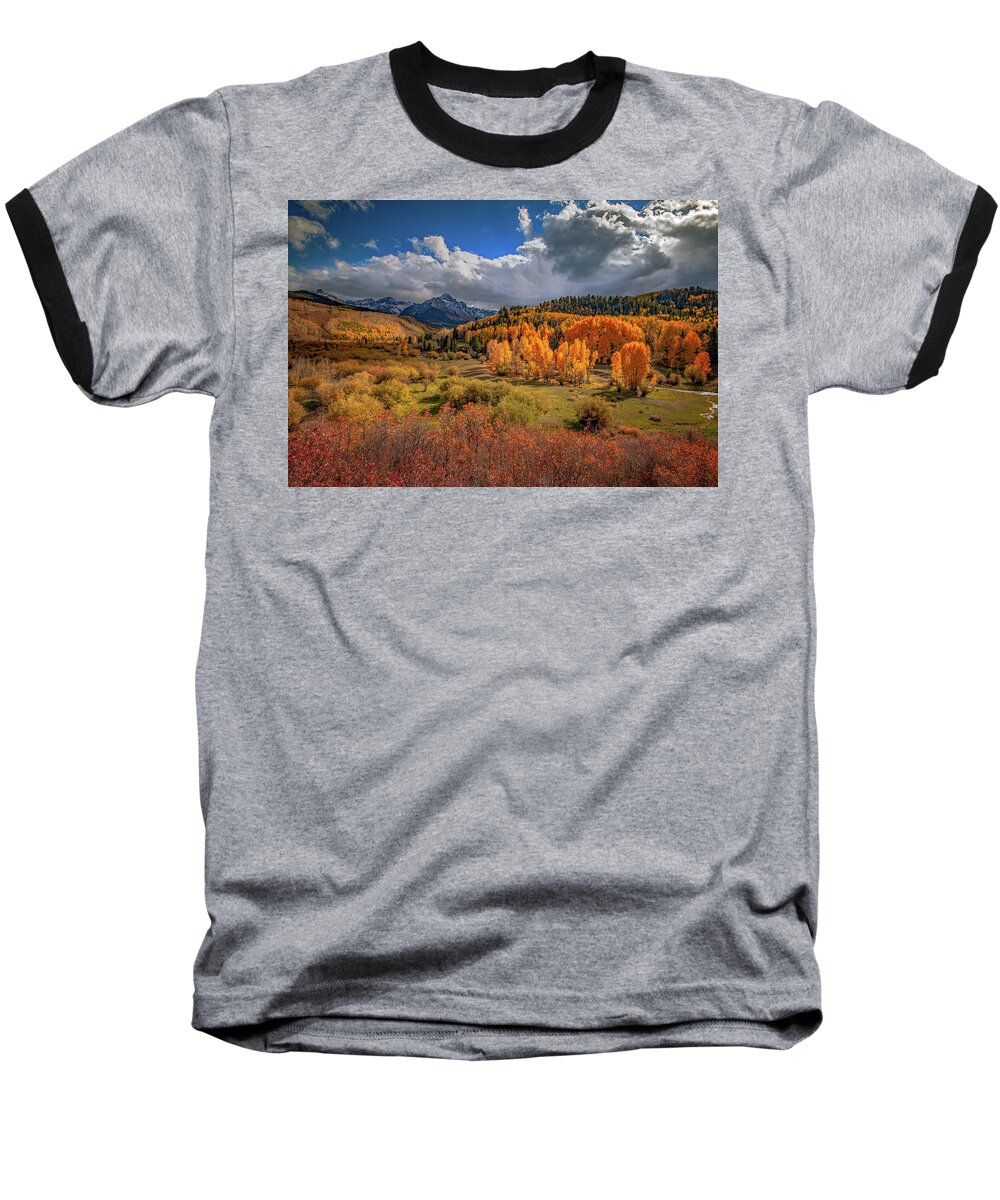  Baseball T-Shirt featuring the photograph Mt. Sneffels 2 by Bitter Buffalo Photography