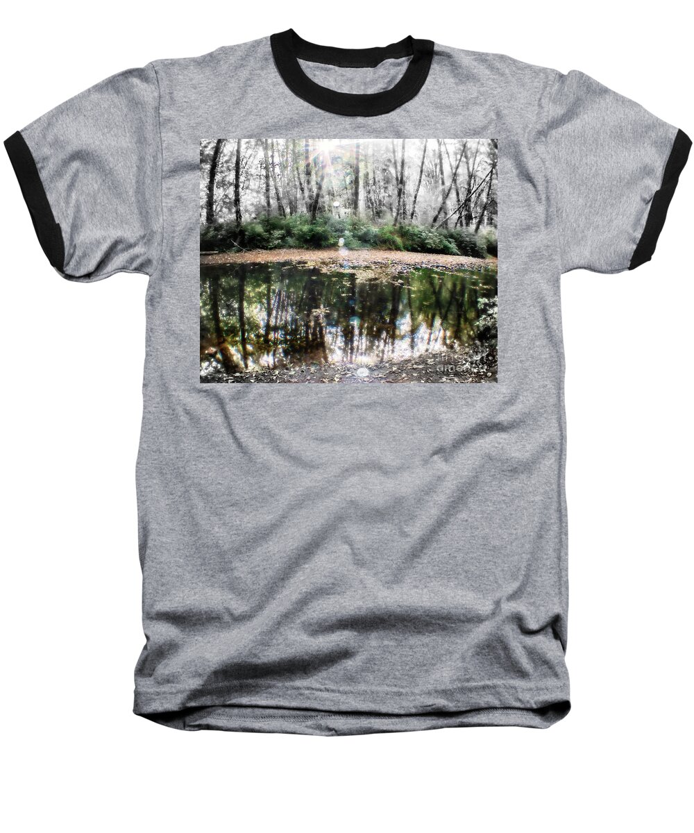 Landscape Baseball T-Shirt featuring the photograph Nature Plays This Song by Janie Johnson