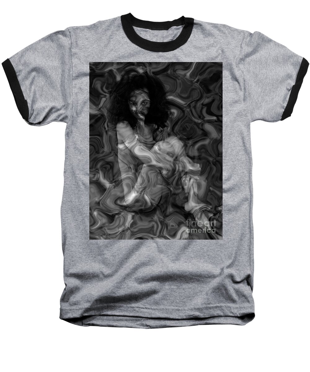 Nude Baseball T-Shirt featuring the photograph Nude 008 by Rolf Bertram
