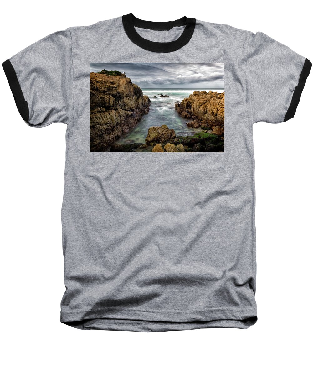 Seascape Baseball T-Shirt featuring the photograph Out to Sea by Jason Roberts