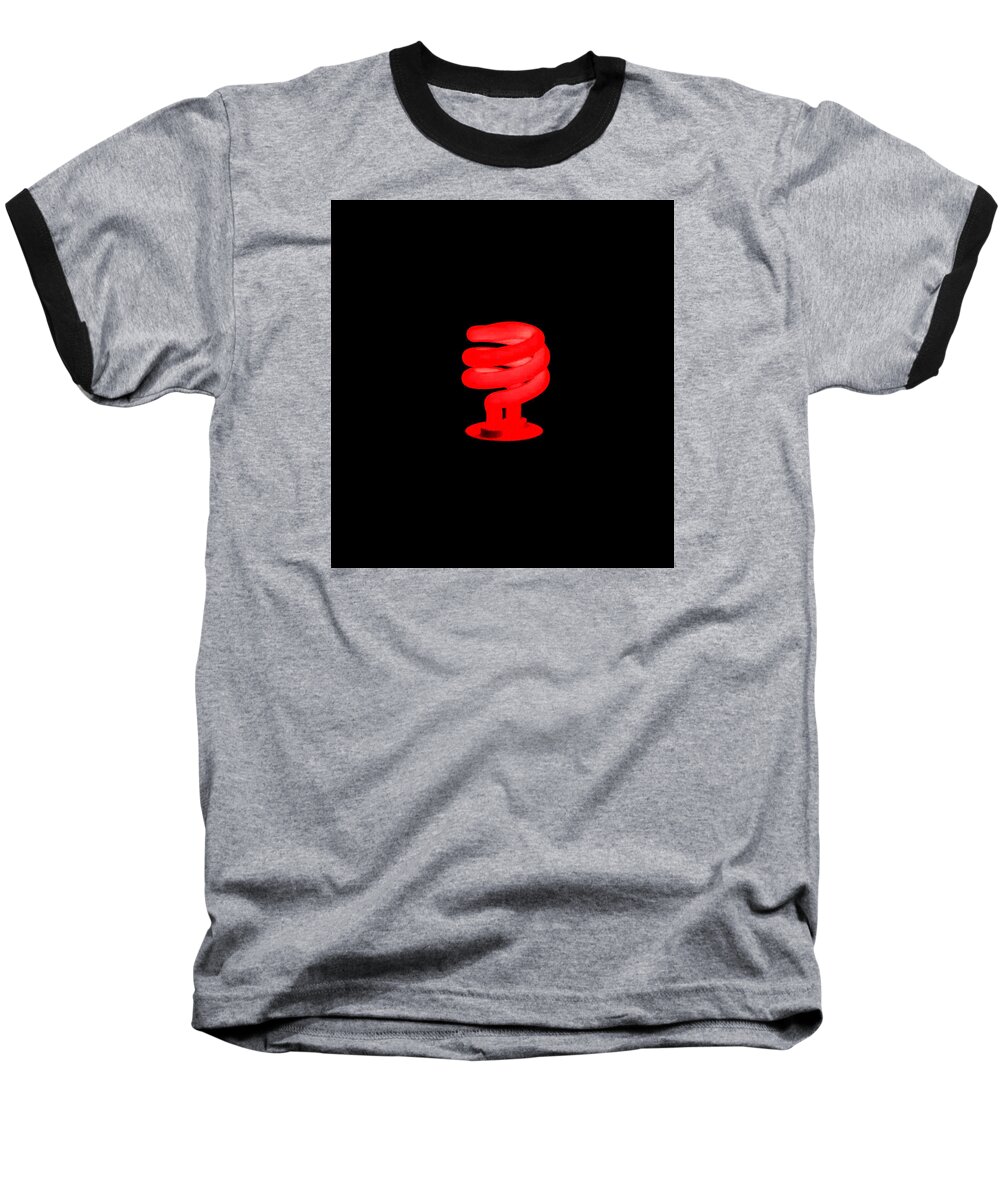 Reds Baseball T-Shirt featuring the photograph Red light by Christopher Rowlands