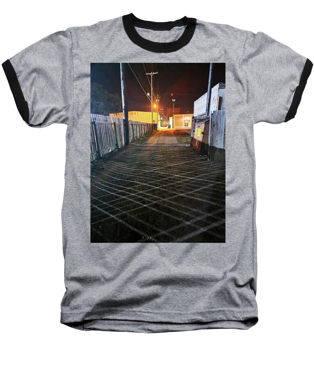 Night Baseball T-Shirt featuring the photograph Shadows and Light by Tom DiFrancesca
