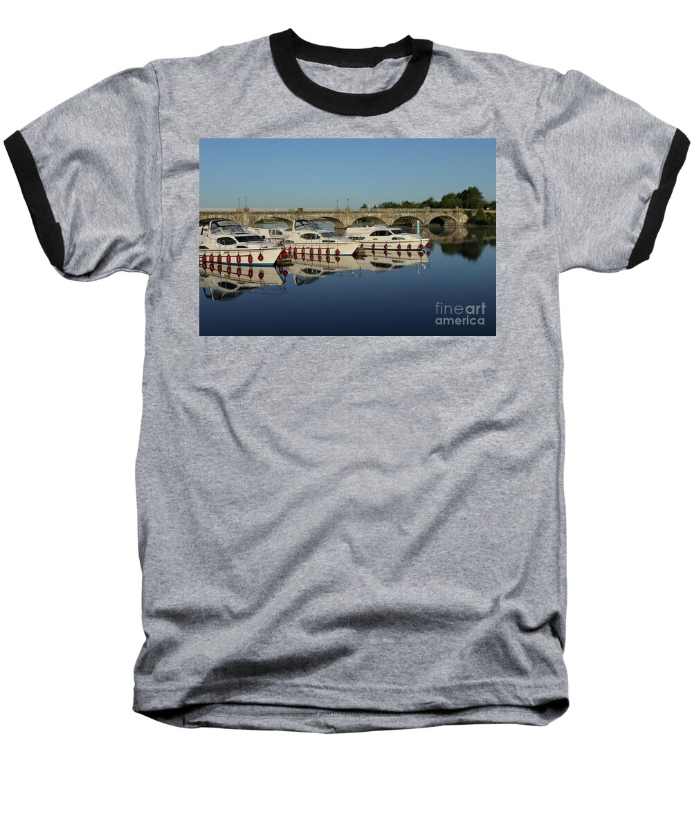 Early Morning On The Baseball T-Shirt featuring the photograph Shannon river by Peter Skelton