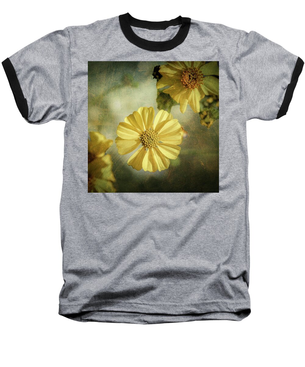 Tucson Baseball T-Shirt featuring the photograph Spring Desert Marigold by Steve Kelley