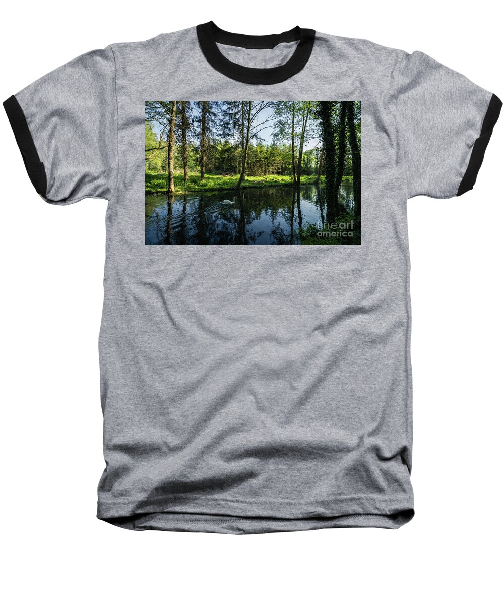 Nature Baseball T-Shirt featuring the photograph Spring Magic by Eva Lechner