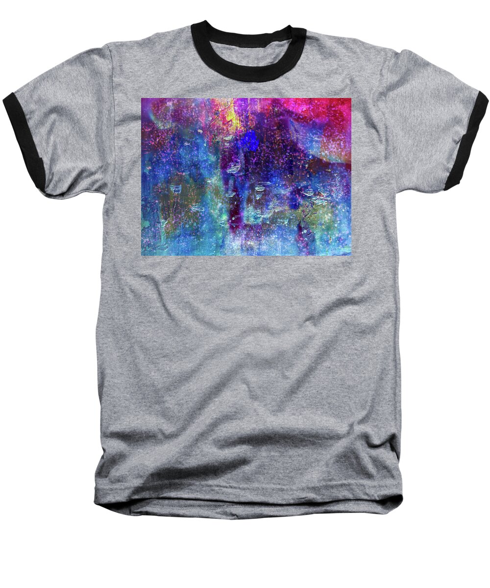 Stained Glass Painting Baseball T-Shirt featuring the painting stained Glass Art by Don Wright