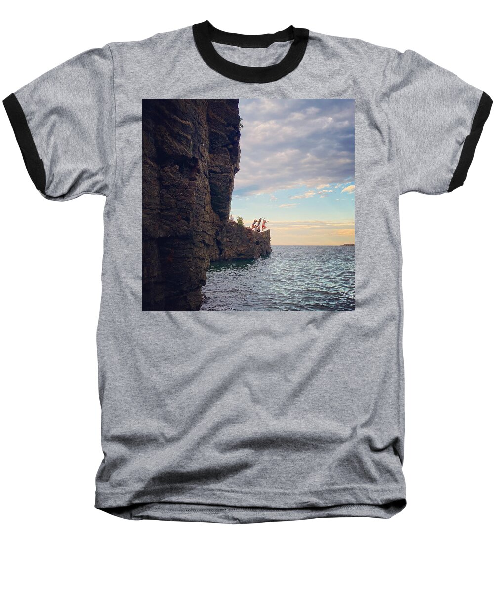 Black Rocks Baseball T-Shirt featuring the photograph Summertime by Jill Laudenslager