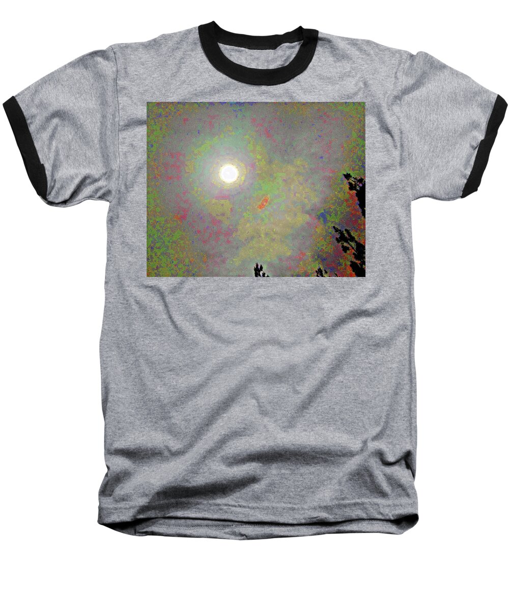 Sun Baseball T-Shirt featuring the photograph Sun And Clouds Abb'd by Andrew Lawrence